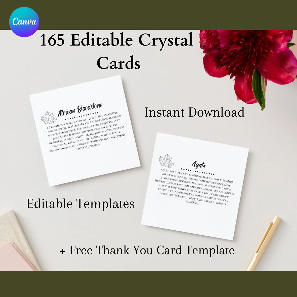 165 Crystal Meanings - Instant Digital Download